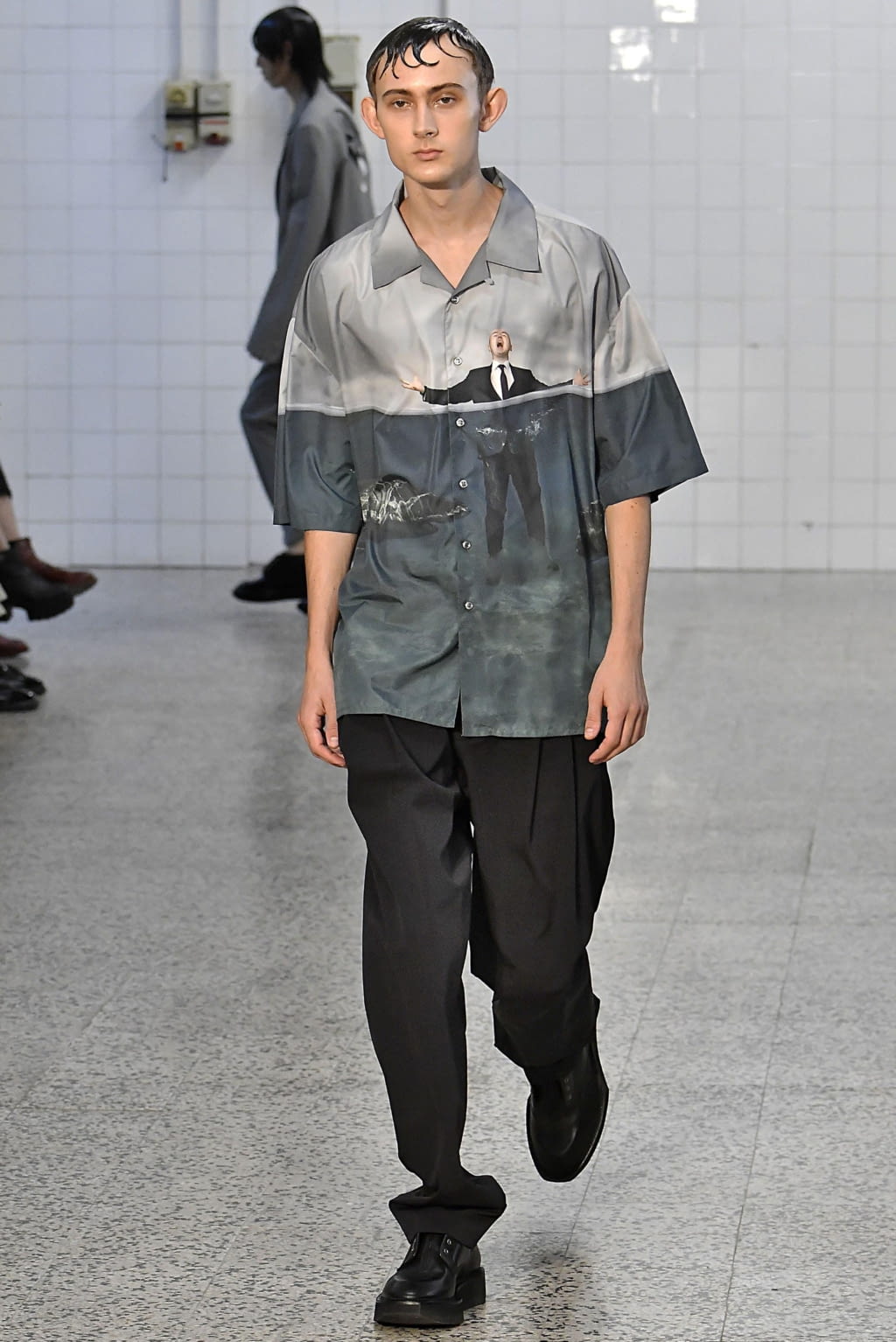 Fashion Week Milan Spring/Summer 2019 look 10 from the M1992 collection menswear
