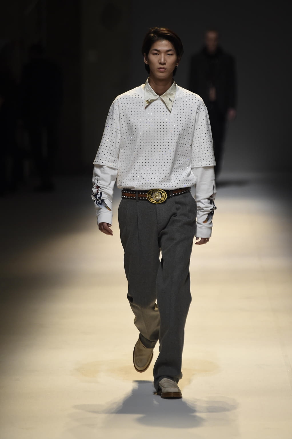 Fashion Week Florence Fall/Winter 2018 look 3 from the M1992 collection 男装