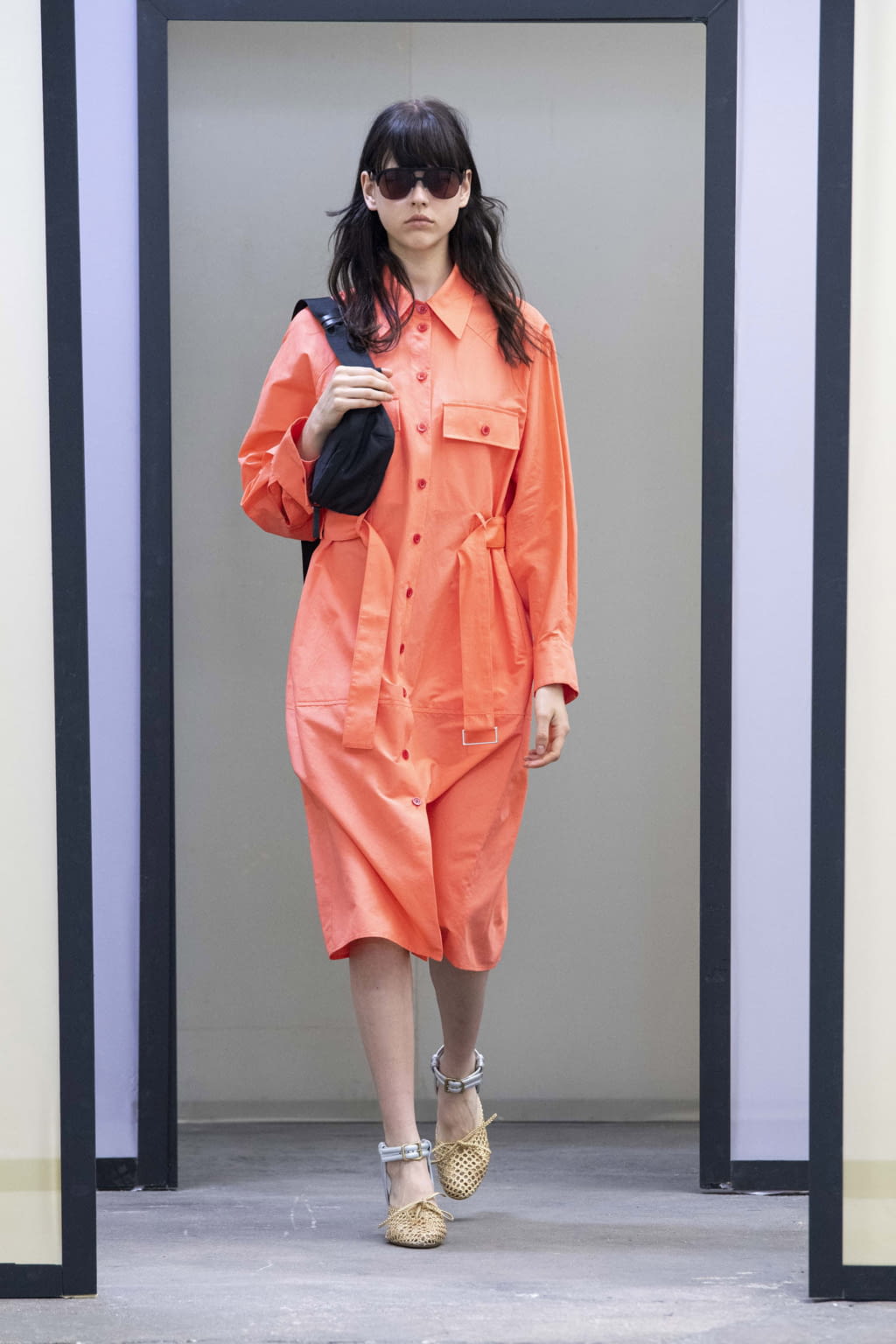 Fashion Week Paris Spring/Summer 2020 look 36 from the Maison Kitsuné collection womenswear