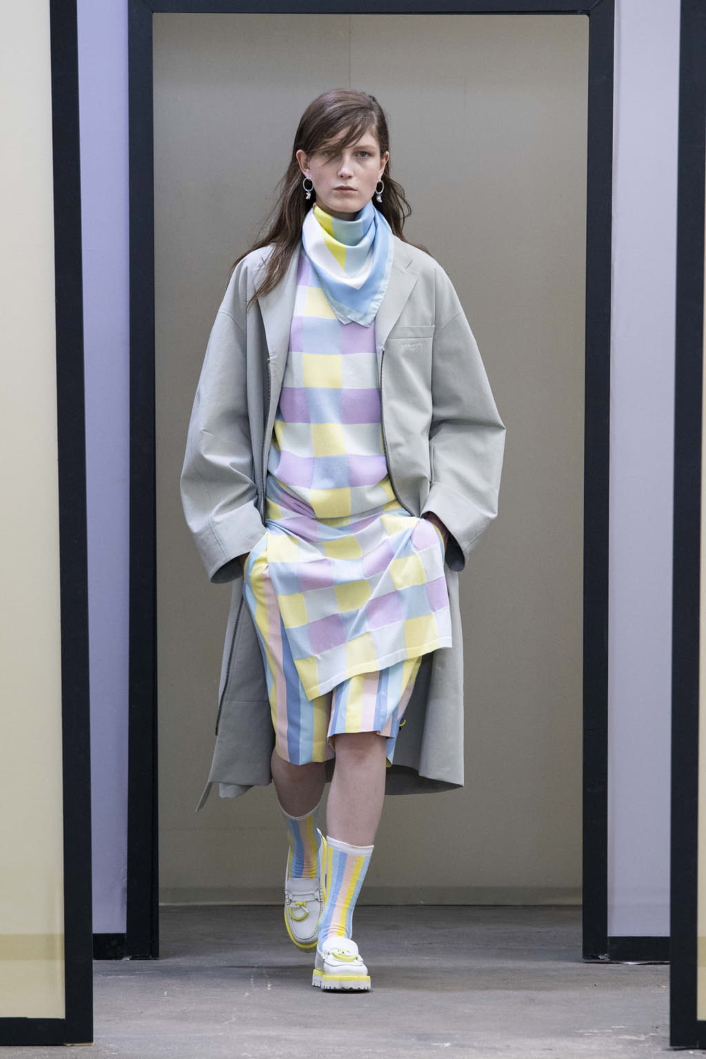Fashion Week Paris Spring/Summer 2020 look 53 de la collection Maison Kitsuné menswear
