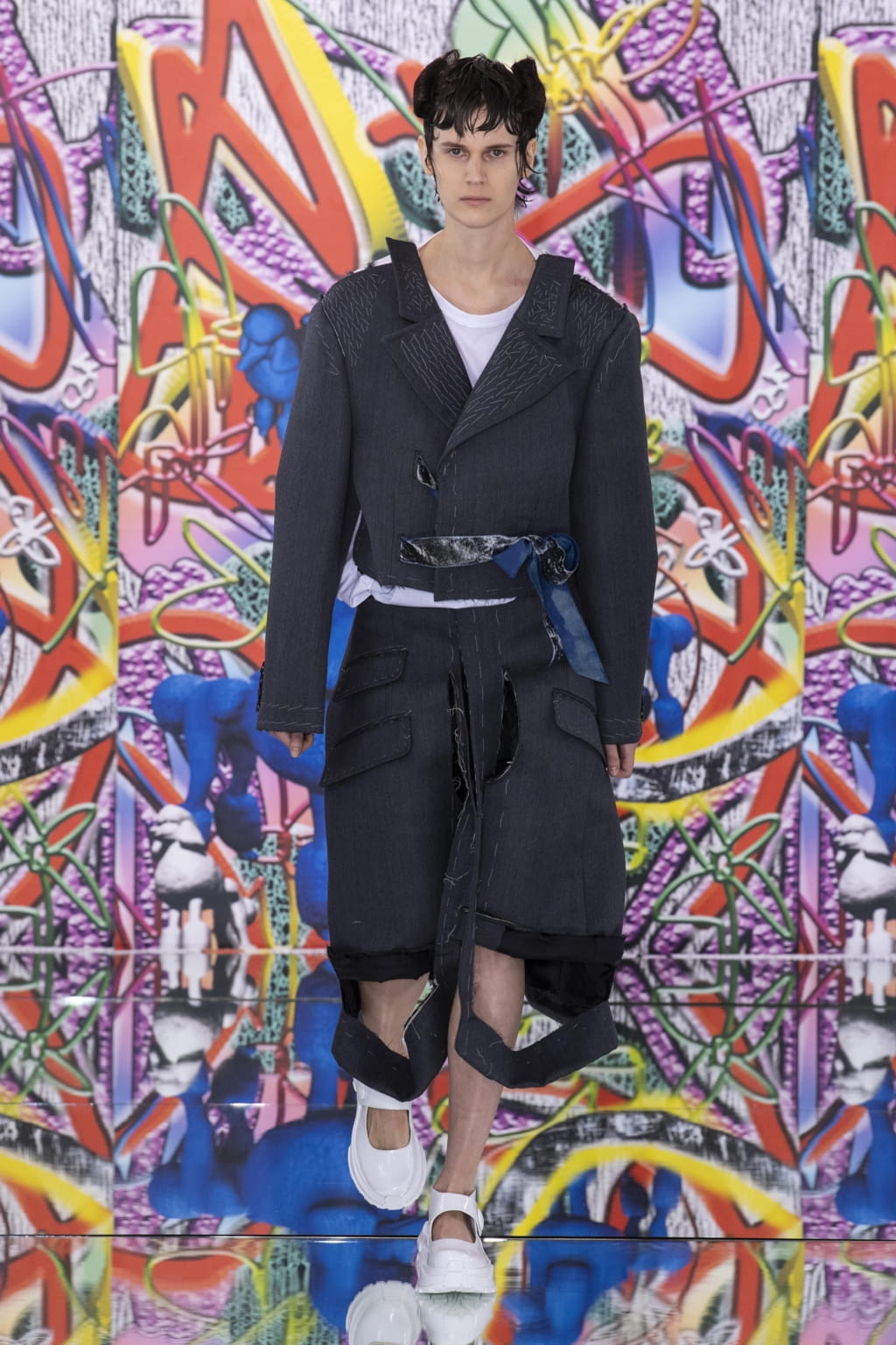 Fashion Week Paris Spring/Summer 2019 look 21 from the Maison Margiela collection 高级定制