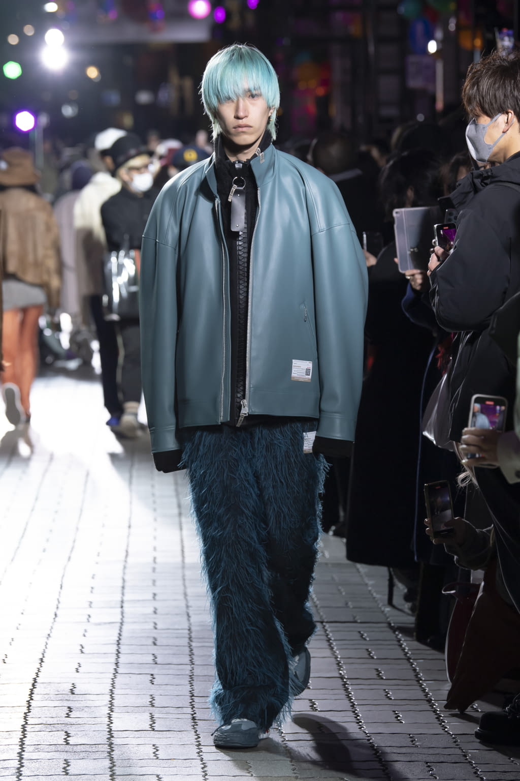 Fashion Week Paris Fall/Winter 2022 look 44 from the Maison Mihara Yasuhiro collection 男装