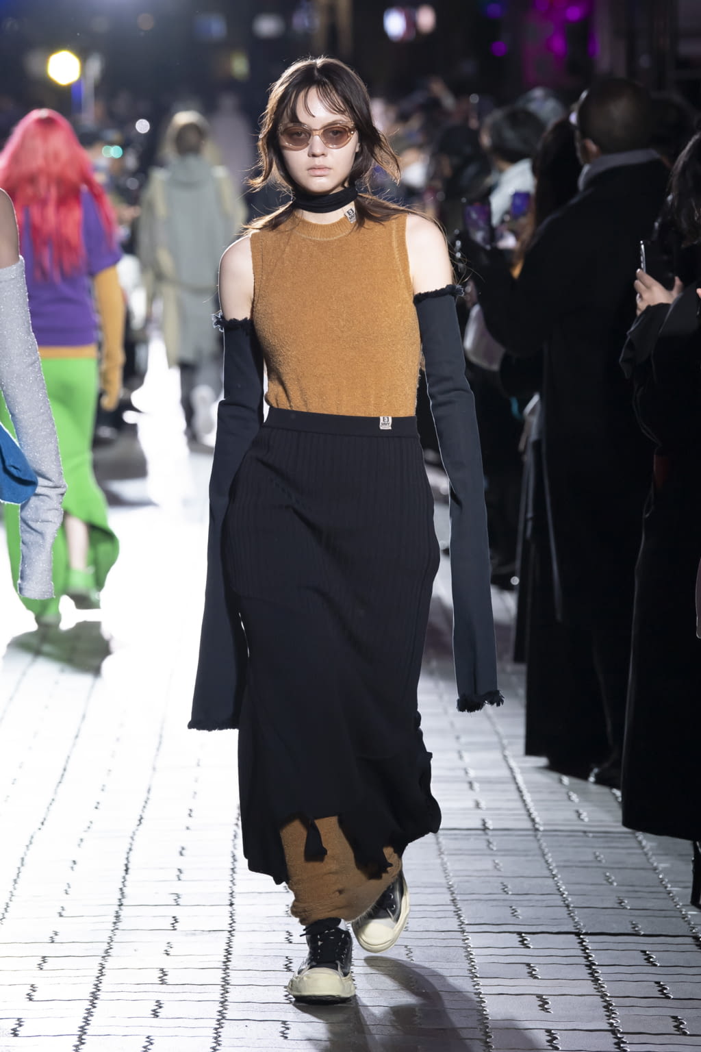 Fashion Week Paris Fall/Winter 2022 look 56 from the Maison Mihara Yasuhiro collection 男装