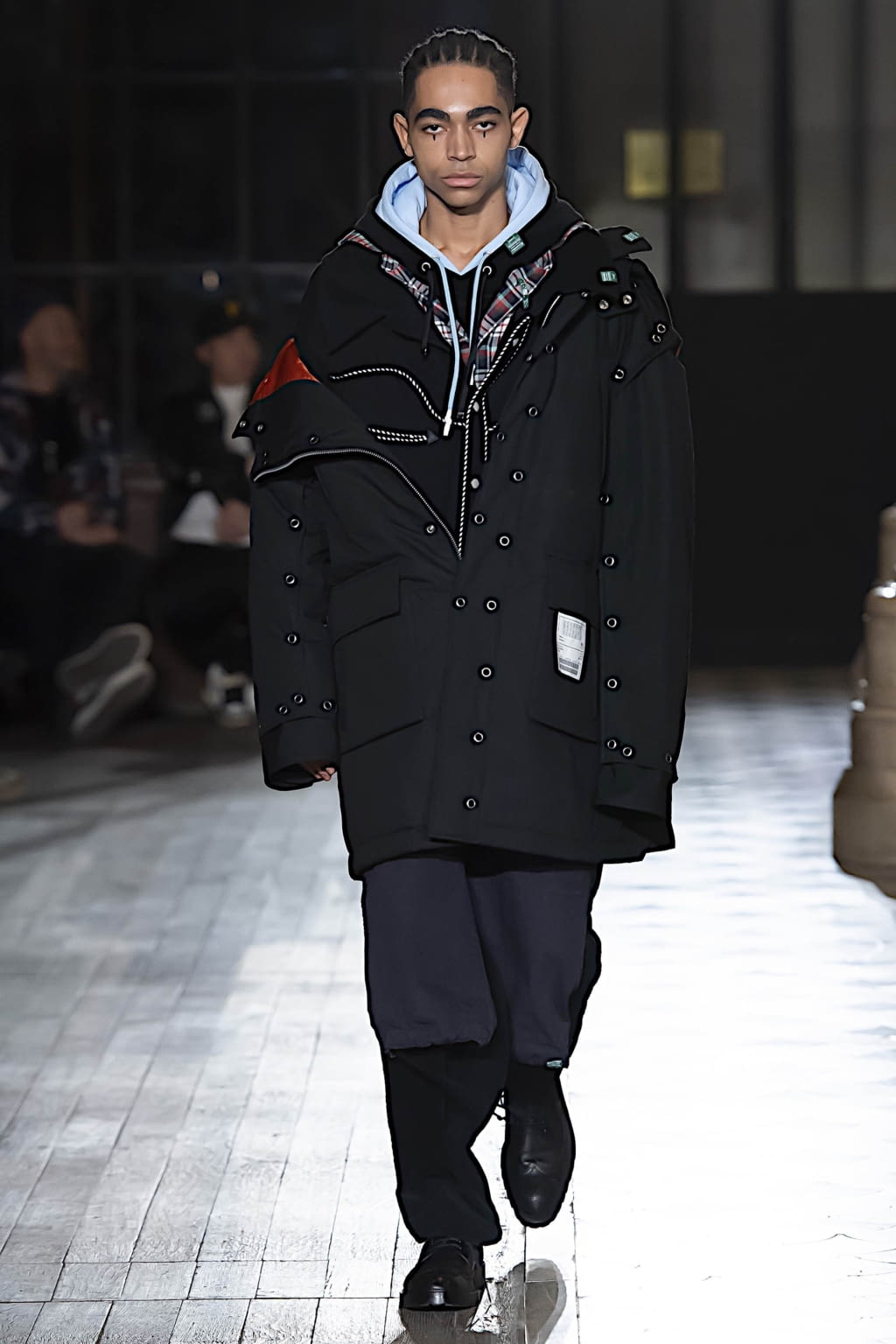 Fashion Week Paris Fall/Winter 2019 look 8 from the Maison Mihara Yasuhiro collection menswear