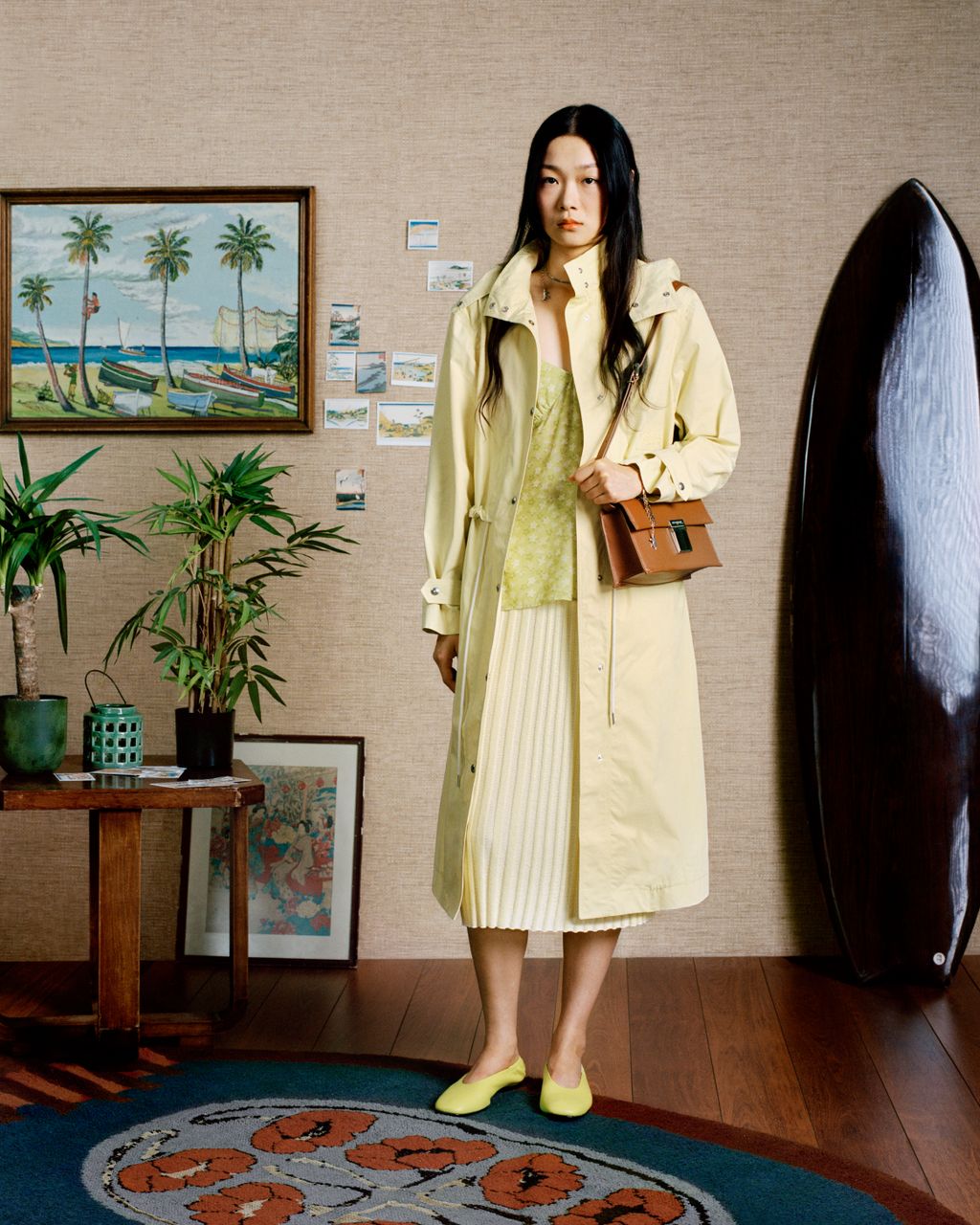 Fashion Week Paris Spring/Summer 2024 look 4 from the Maison Kitsuné collection 女装