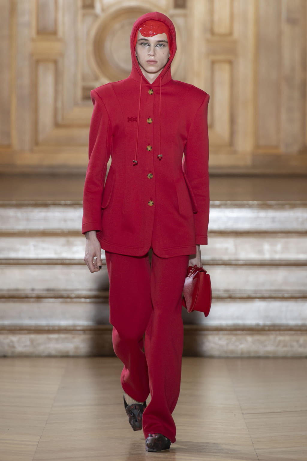 Fashion Week Paris Fall/Winter 2022 look 24 from the Maitrepierre collection 女装
