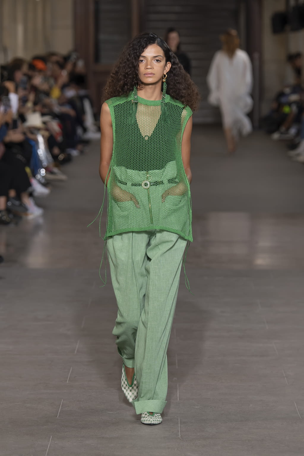 Fashion Week Paris Spring/Summer 2020 look 4 from the Mame Kurogouchi collection womenswear
