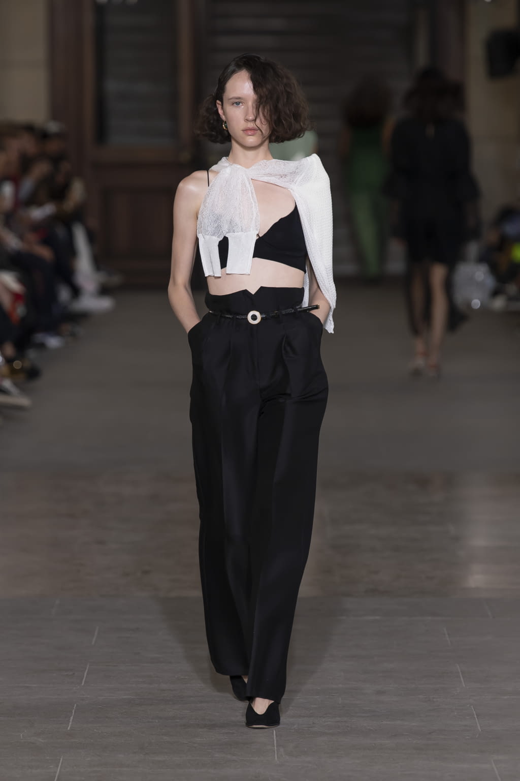 Fashion Week Paris Spring/Summer 2020 look 7 from the Mame Kurogouchi collection 女装