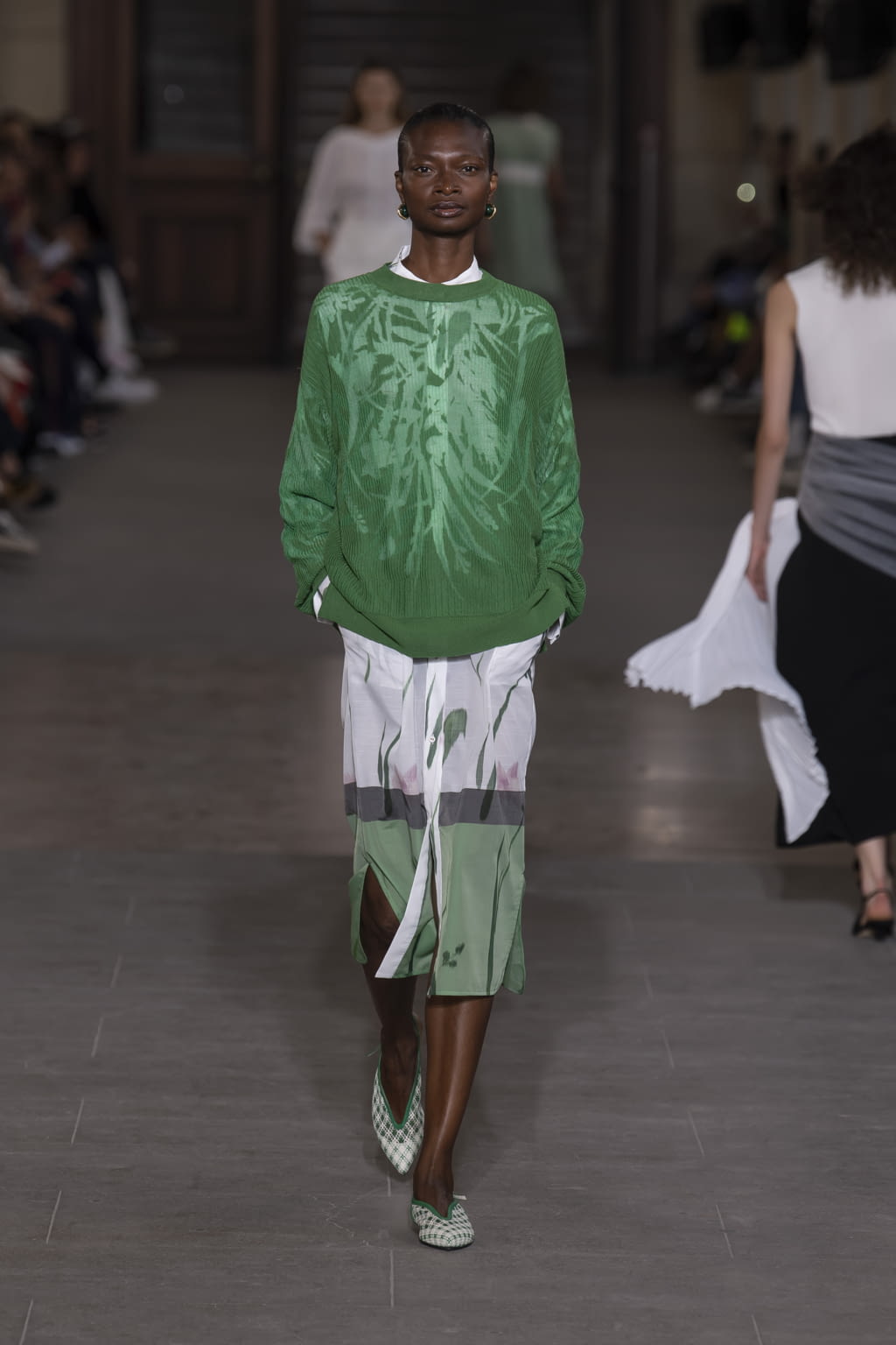 Fashion Week Paris Spring/Summer 2020 look 10 from the Mame Kurogouchi collection 女装