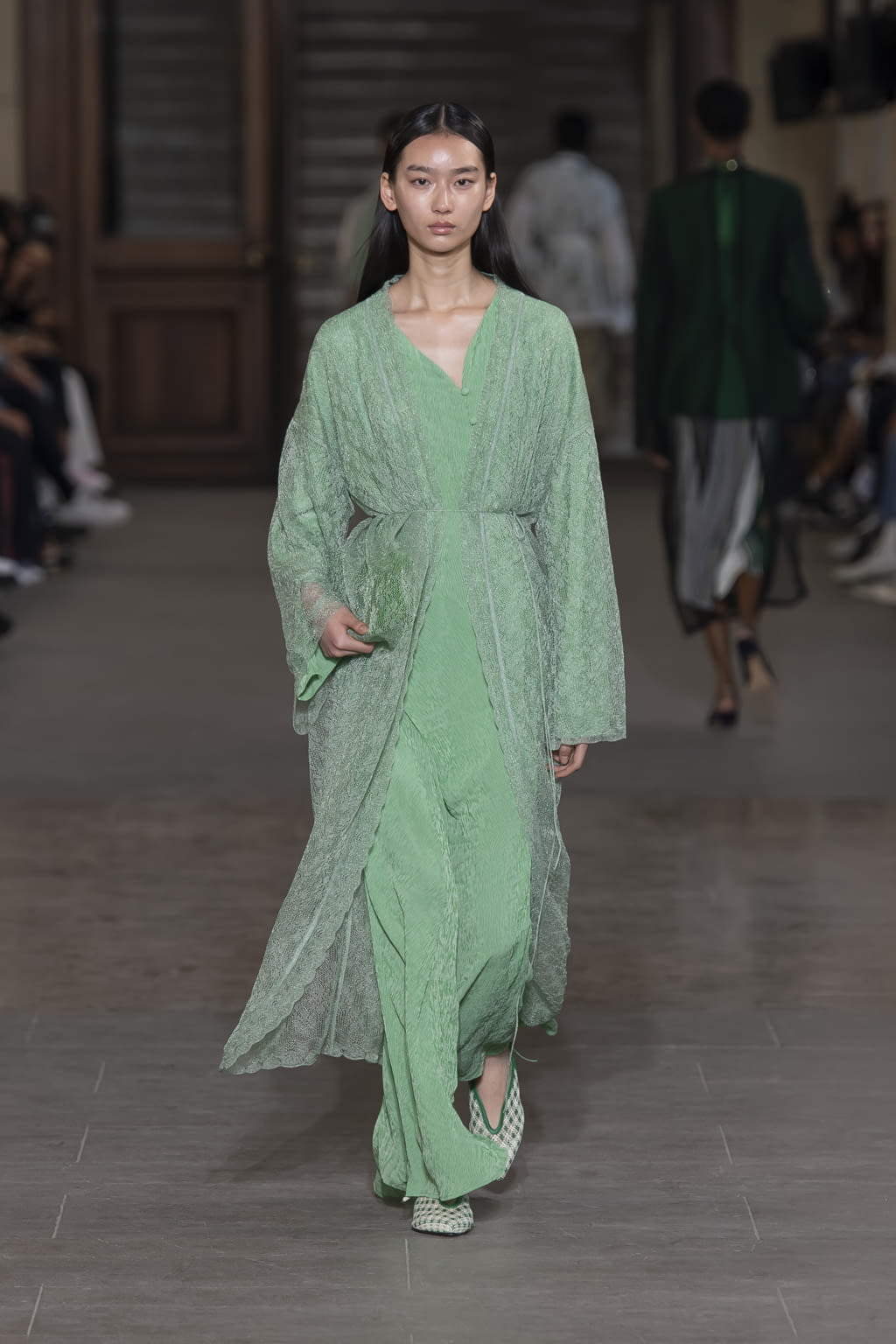 Fashion Week Paris Spring/Summer 2020 look 19 from the Mame Kurogouchi collection 女装