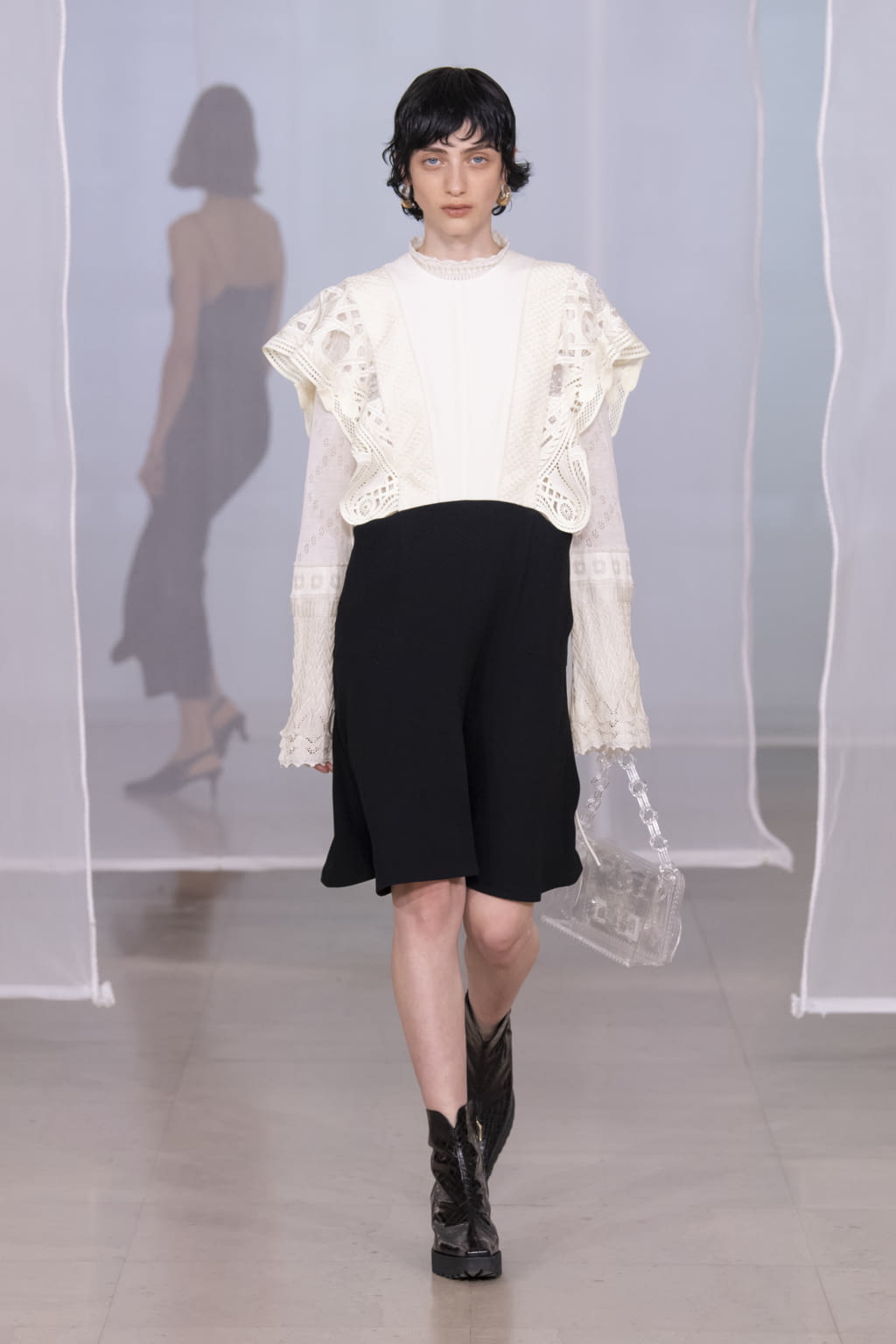 Fashion Week Paris Fall/Winter 2020 look 8 de la collection Mame Kurogouchi womenswear