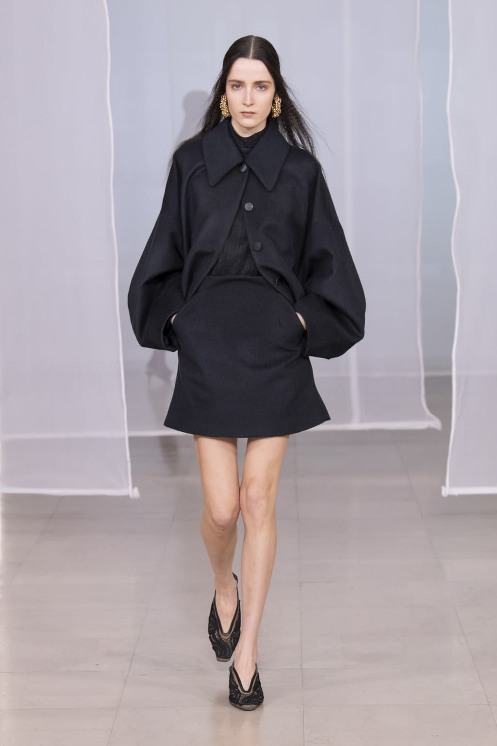 Fashion Week Paris Fall/Winter 2020 look 23 de la collection Mame Kurogouchi womenswear