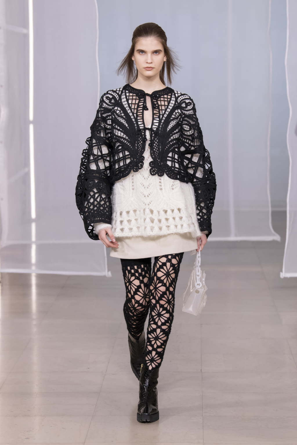 Fashion Week Paris Fall/Winter 2020 look 28 de la collection Mame Kurogouchi womenswear