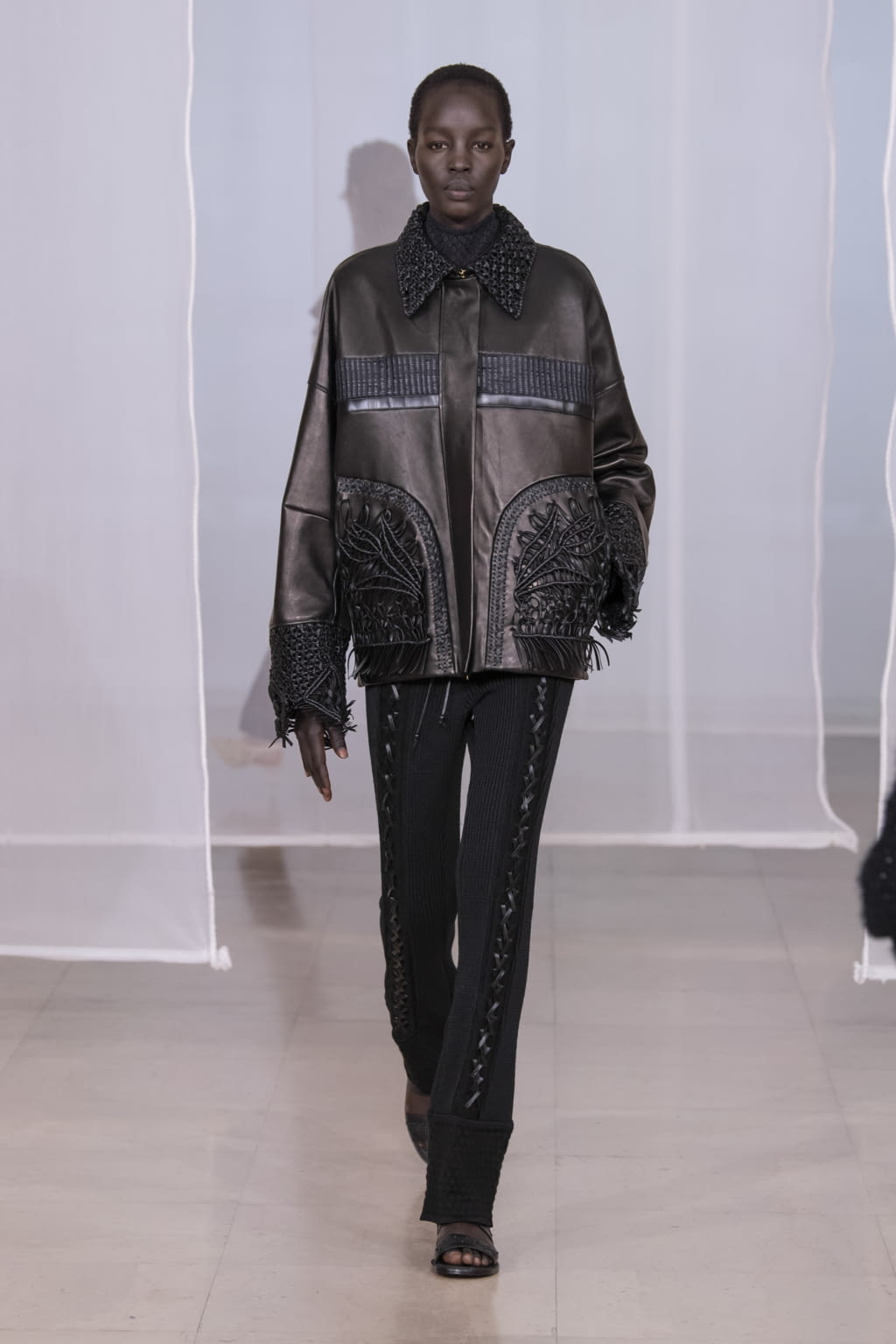 Fashion Week Paris Fall/Winter 2020 look 30 de la collection Mame Kurogouchi womenswear