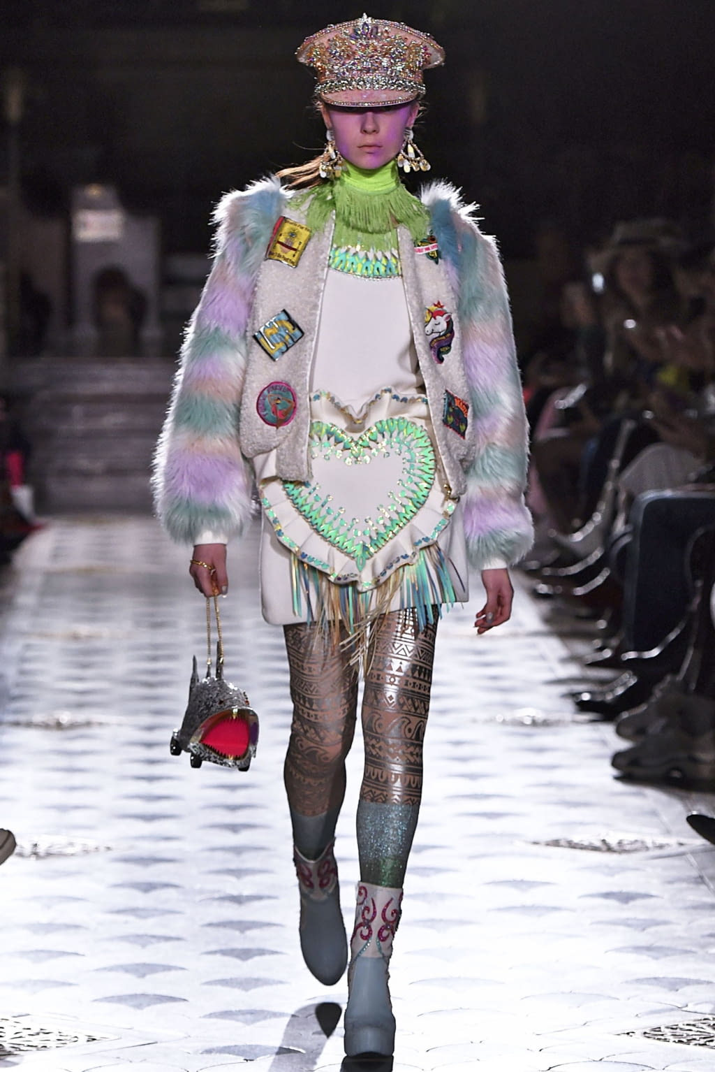 Fashion Week Paris Fall/Winter 2019 look 9 from the Manish Arora collection womenswear