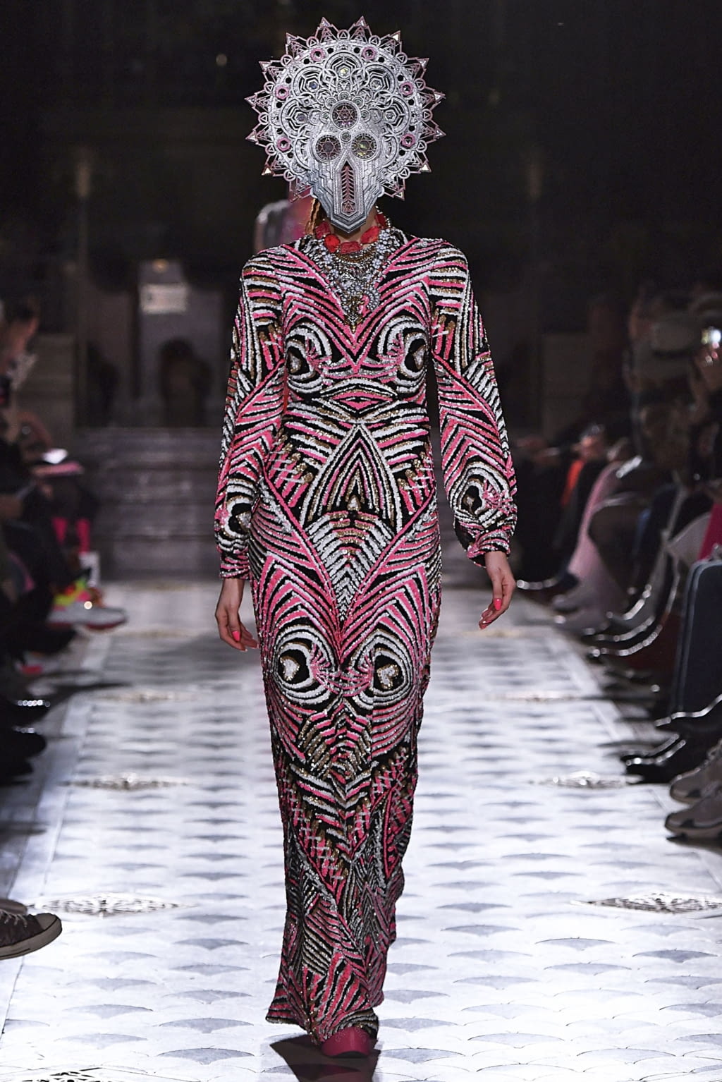 Fashion Week Paris Fall/Winter 2019 look 13 from the Manish Arora collection womenswear