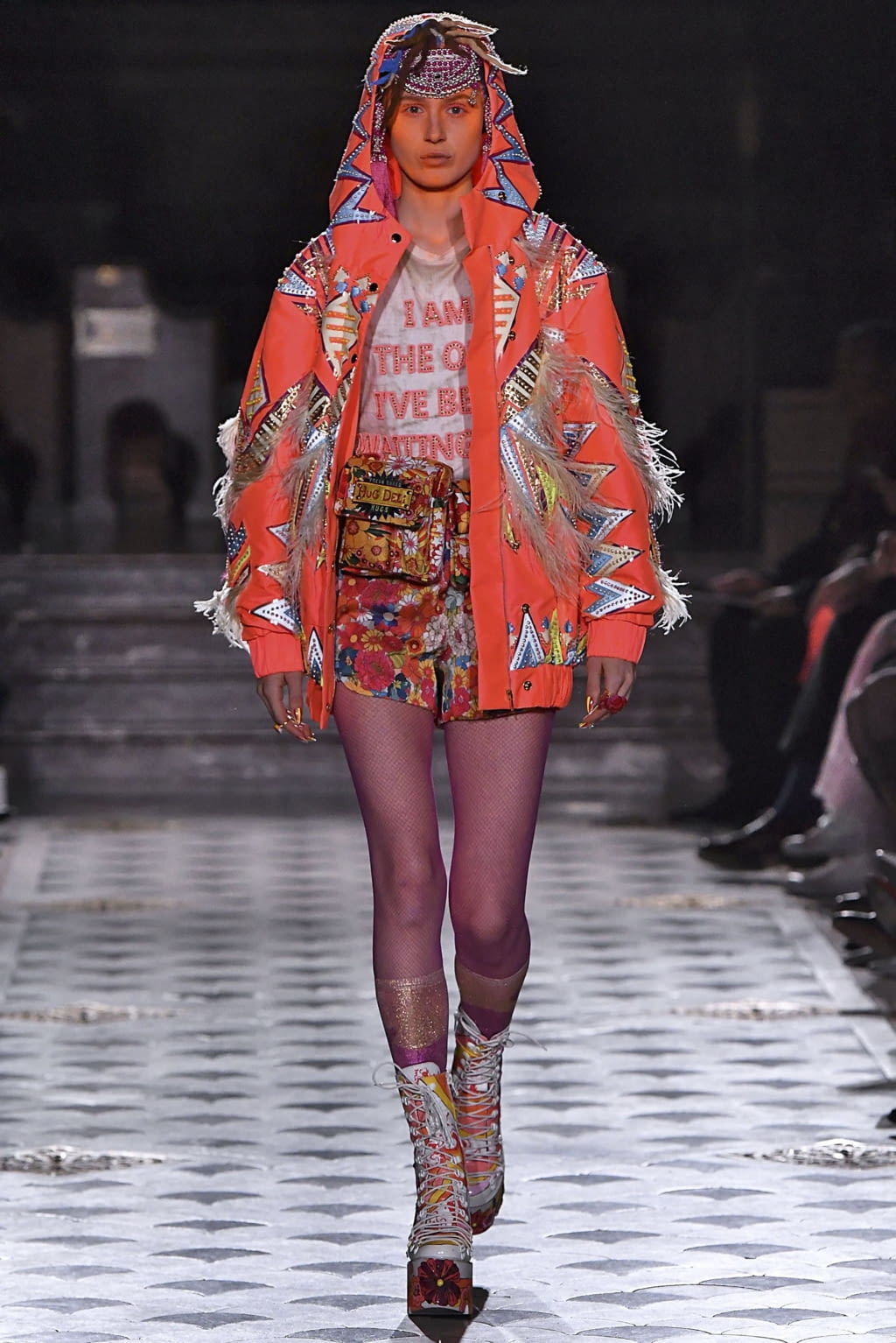 Fashion Week Paris Fall/Winter 2019 look 24 from the Manish Arora collection womenswear