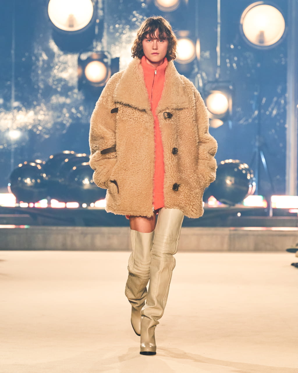 Fashion Week Paris Fall/Winter 2022 look 7 de la collection Isabel Marant womenswear