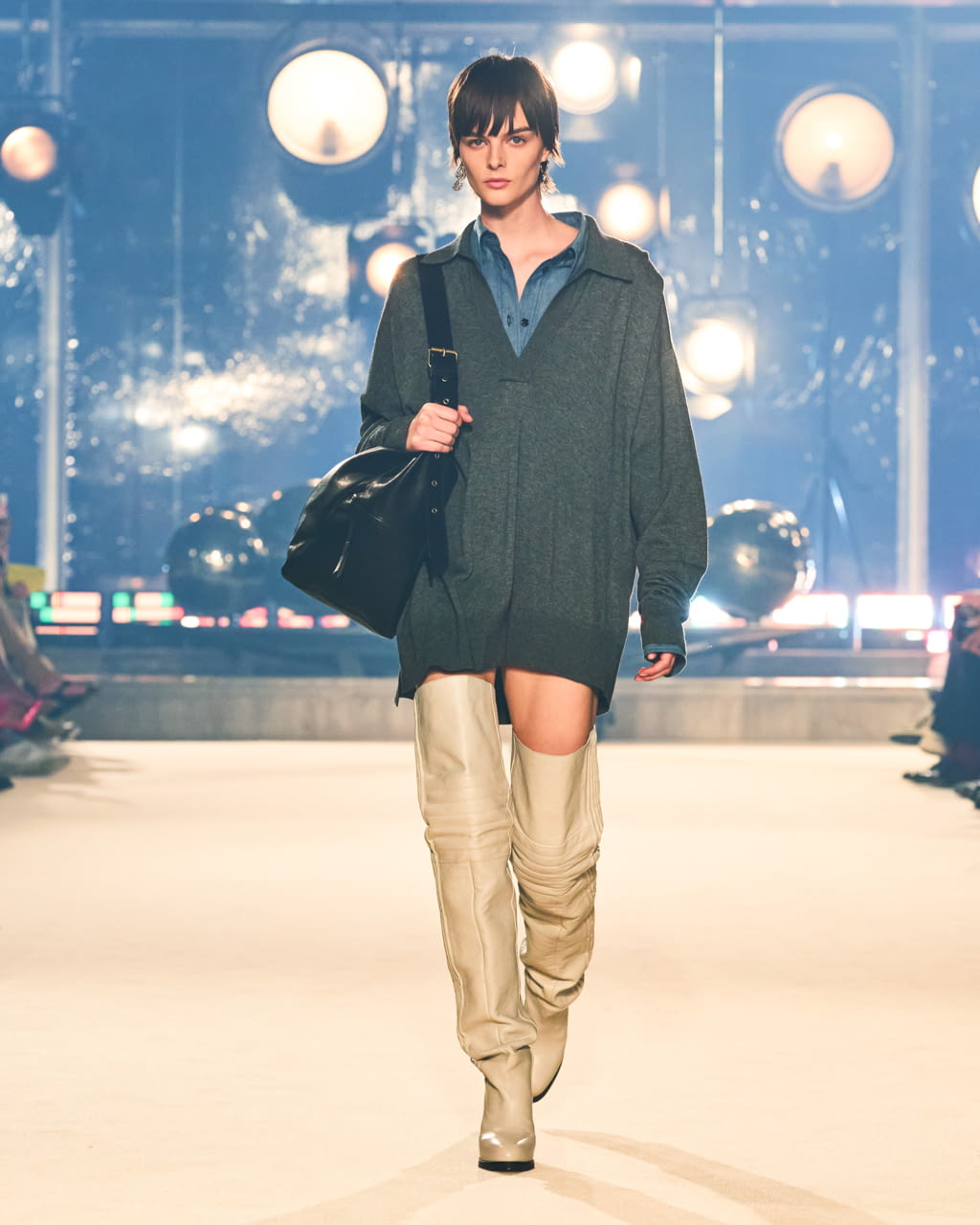 Fashion Week Paris Fall/Winter 2022 look 19 de la collection Isabel Marant womenswear