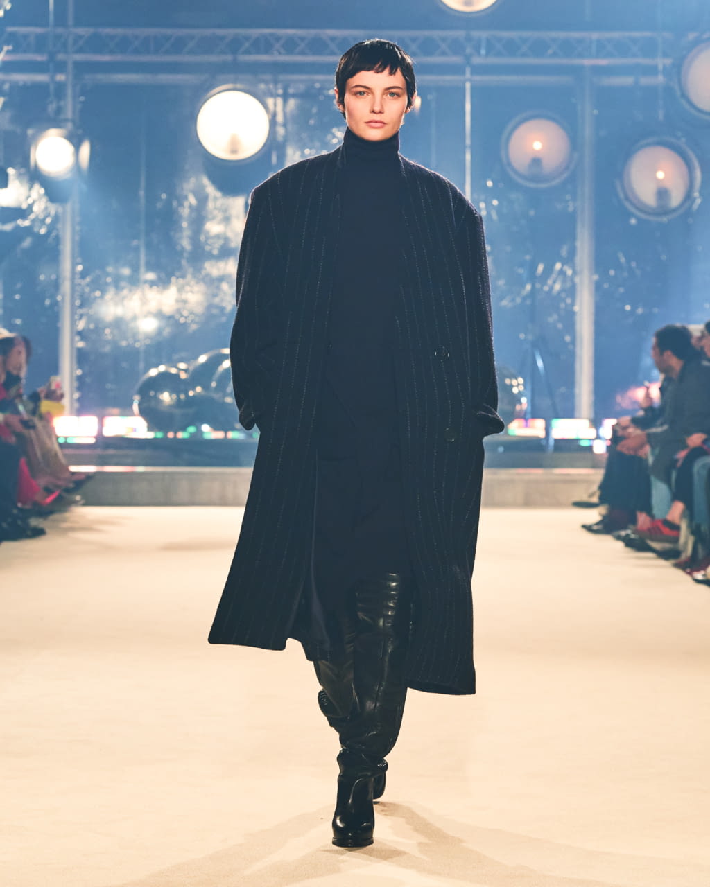 Fashion Week Paris Fall/Winter 2022 look 26 de la collection Isabel Marant womenswear