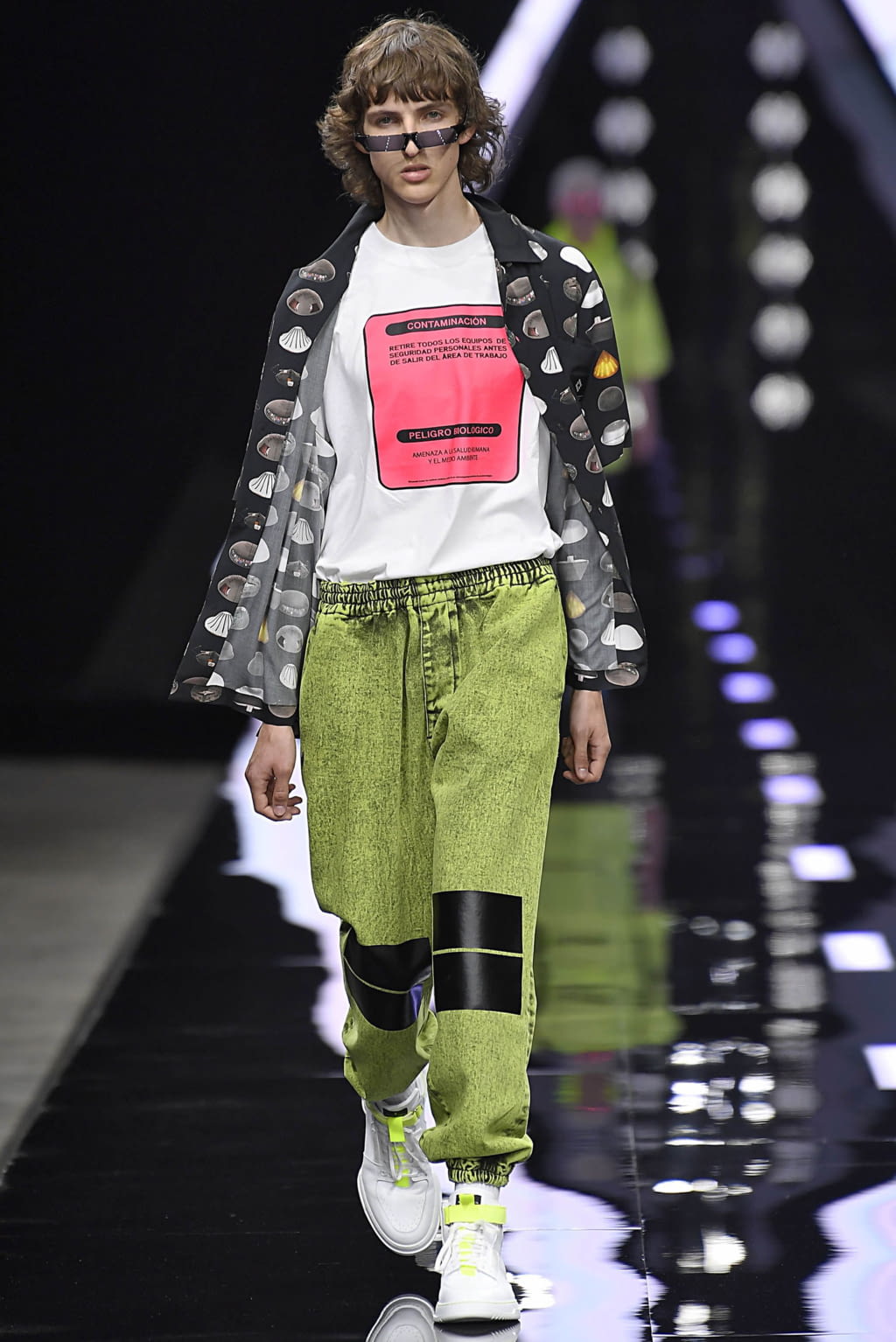 Fashion Week Milan Spring/Summer 2019 look 2 from the Marcelo Burlon County of Milan collection 男装