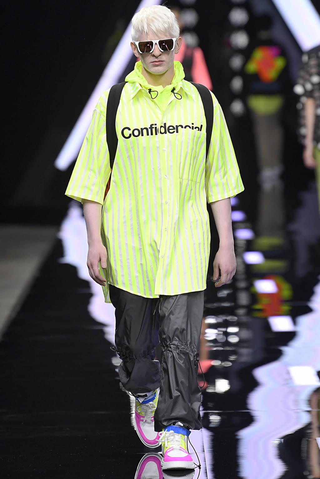 Fashion Week Milan Spring/Summer 2019 look 4 from the Marcelo Burlon County of Milan collection menswear