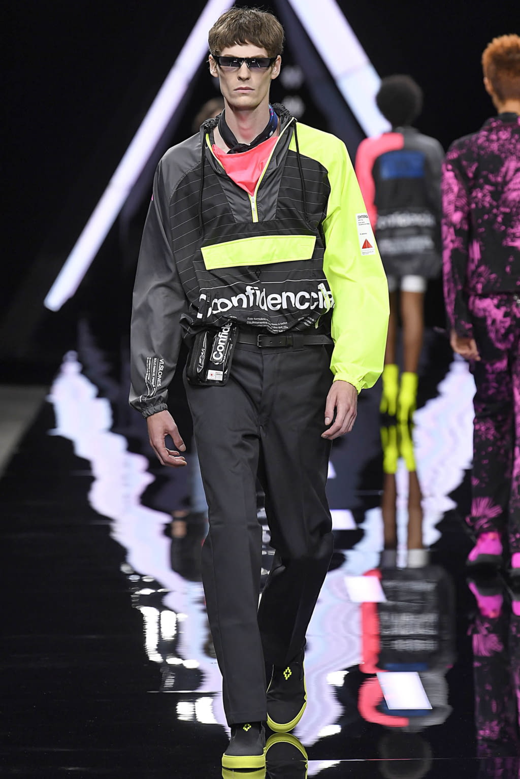 Fashion Week Milan Spring/Summer 2019 look 8 from the Marcelo Burlon County of Milan collection menswear