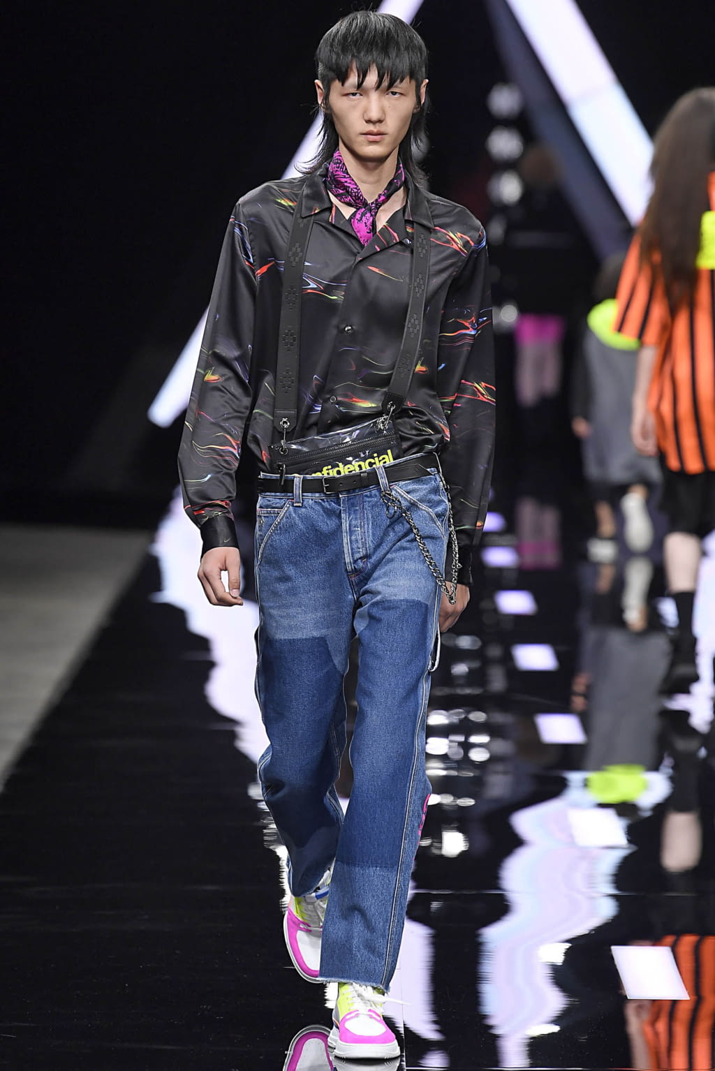 Fashion Week Milan Spring/Summer 2019 look 25 from the Marcelo Burlon County of Milan collection menswear