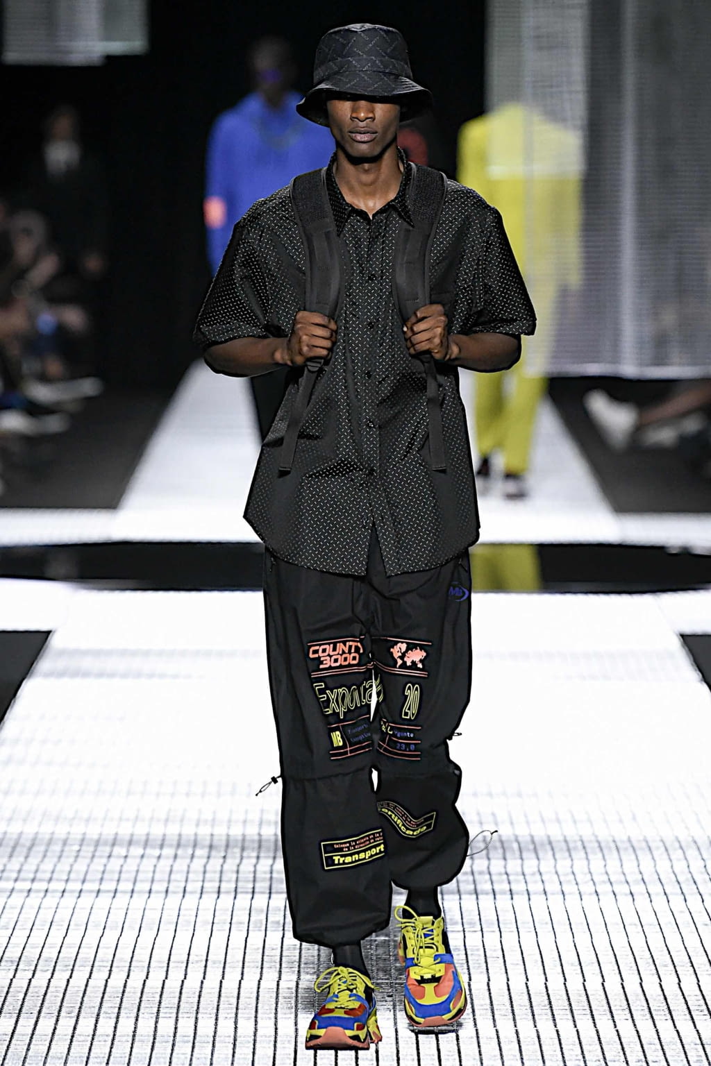 Fashion Week Milan Spring/Summer 2020 look 17 from the Marcelo Burlon County of Milan collection menswear