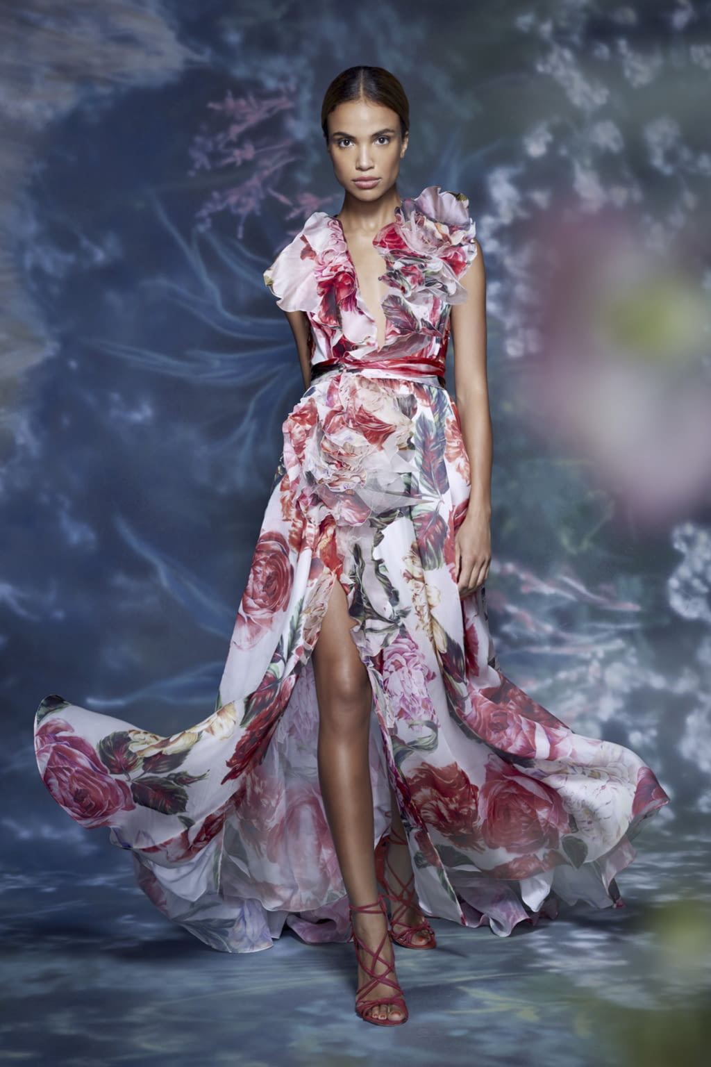 Fashion Week New York Spring/Summer 2021 look 3 from the Marchesa collection womenswear