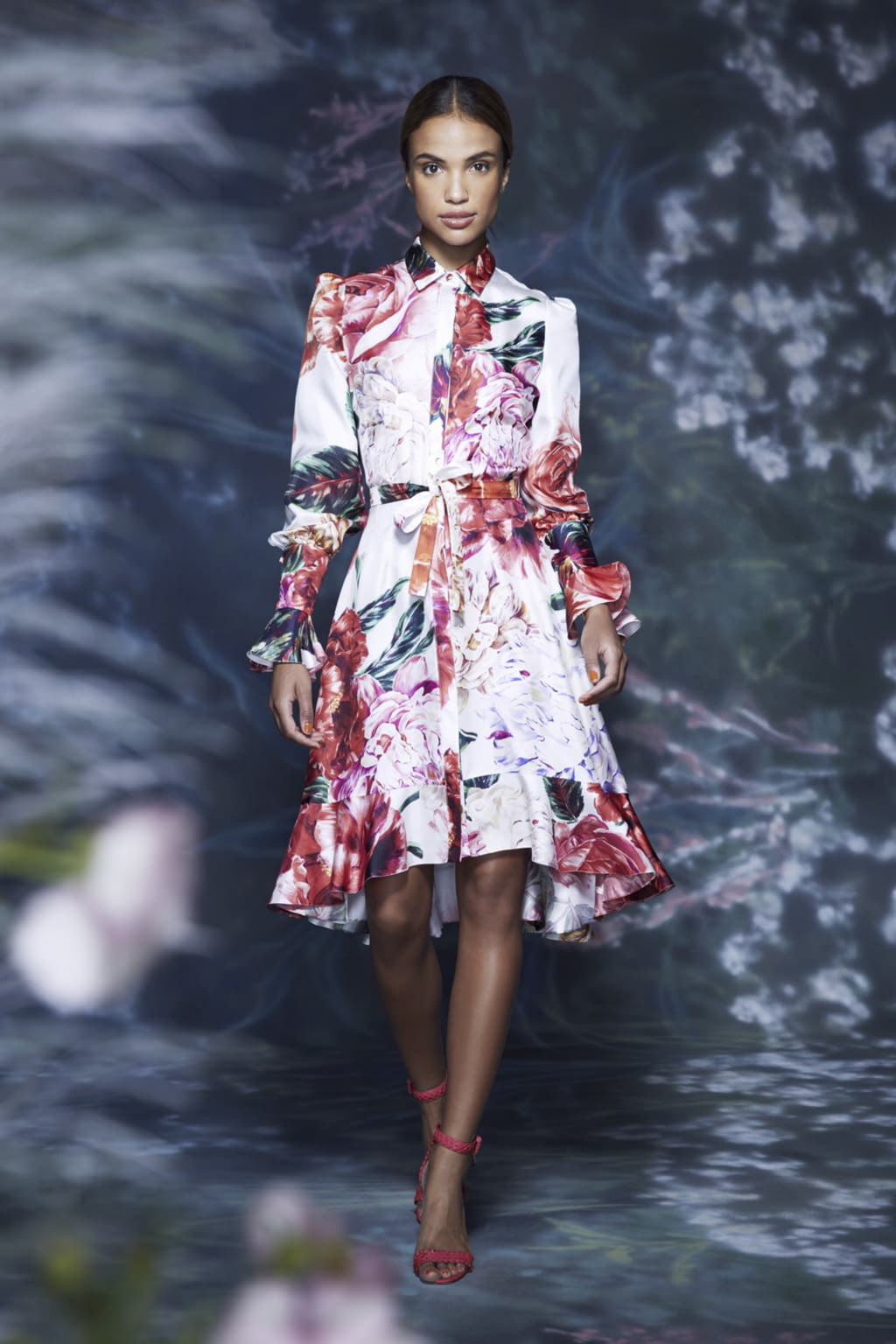 Fashion Week New York Spring/Summer 2021 look 7 from the Marchesa collection womenswear