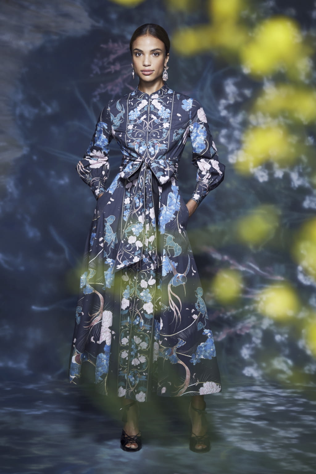 Fashion Week New York Spring/Summer 2021 look 14 from the Marchesa collection womenswear