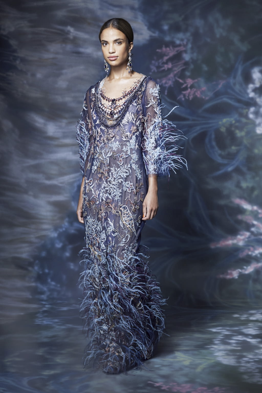 Fashion Week New York Spring/Summer 2021 look 26 from the Marchesa collection womenswear