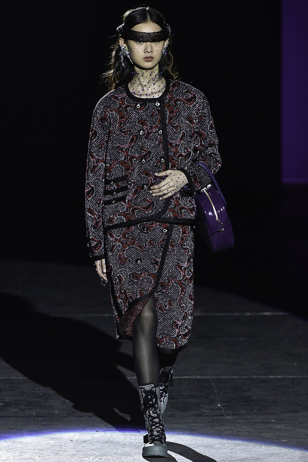 Fashion Week Milan Fall/Winter 2019 look 21 from the Marco de Vincenzo collection 女装