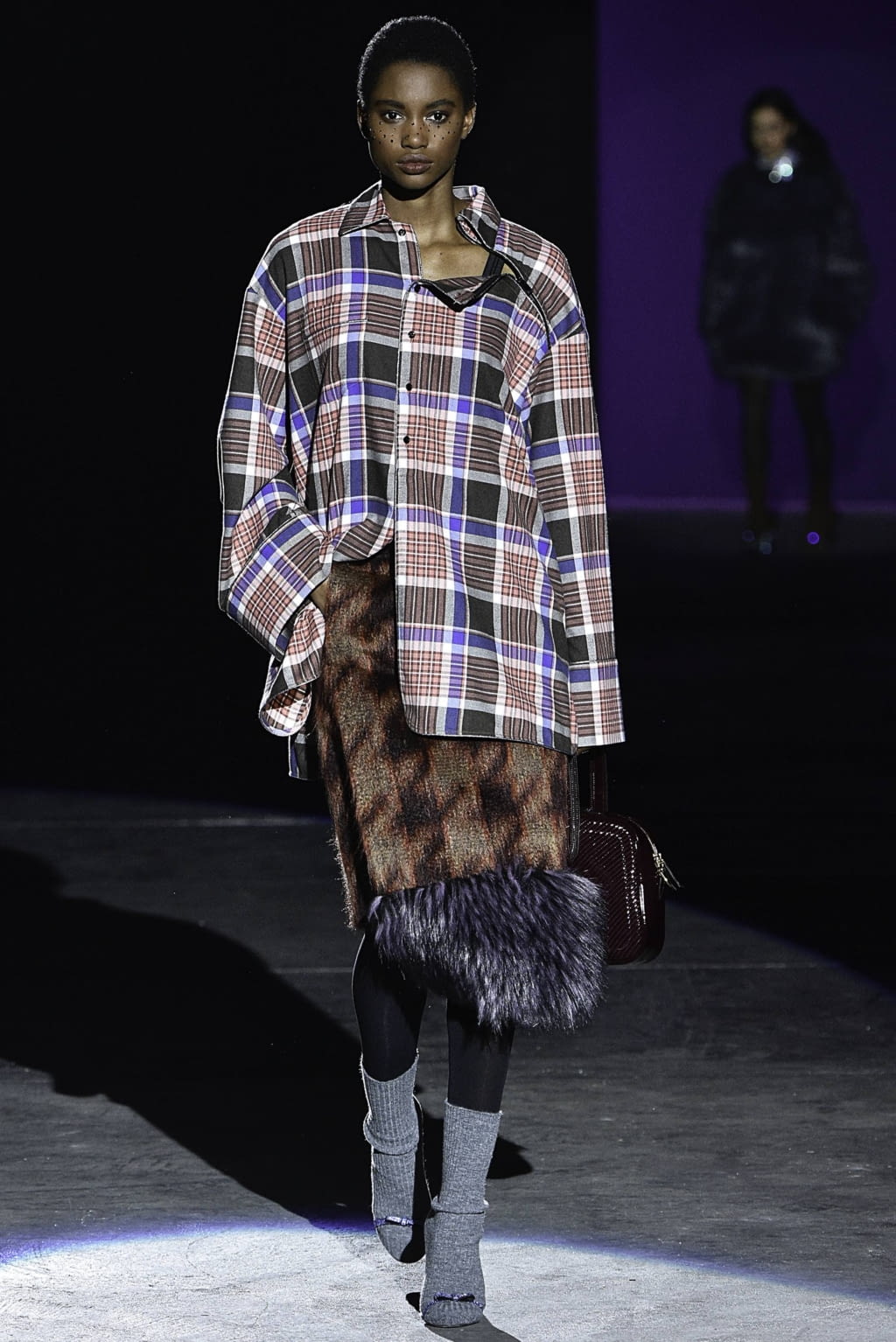 Fashion Week Milan Fall/Winter 2019 look 27 from the Marco de Vincenzo collection 女装