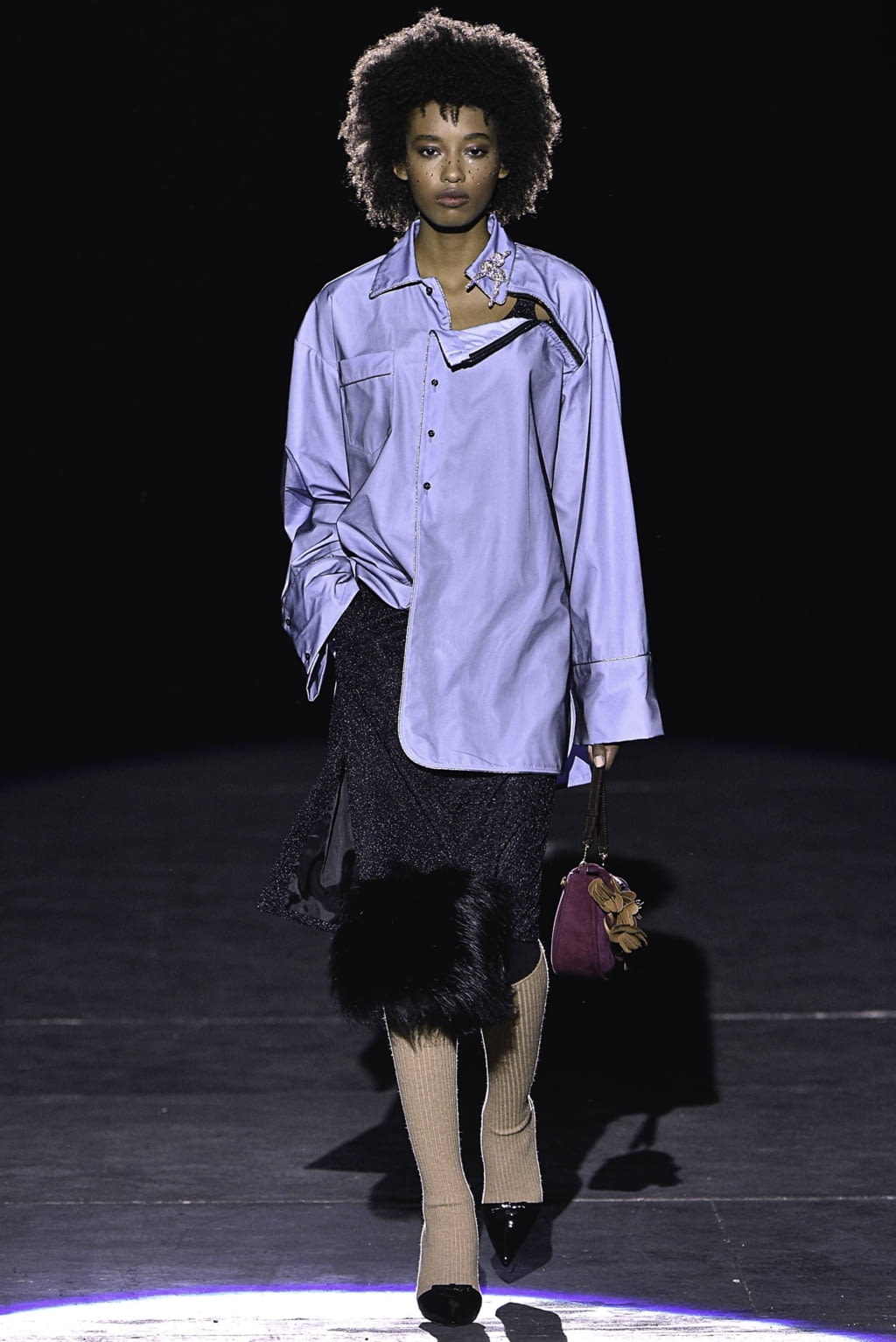 Fashion Week Milan Fall/Winter 2019 look 30 from the Marco de Vincenzo collection womenswear