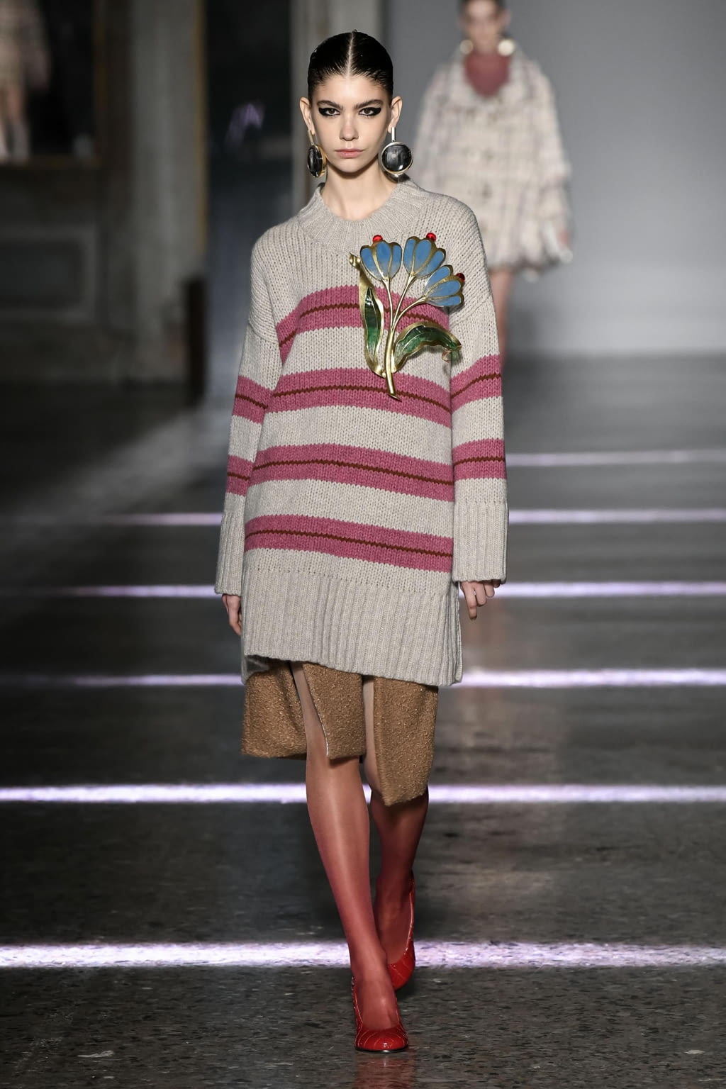 Fashion Week Milan Fall/Winter 2020 look 11 from the Marco de Vincenzo collection 女装
