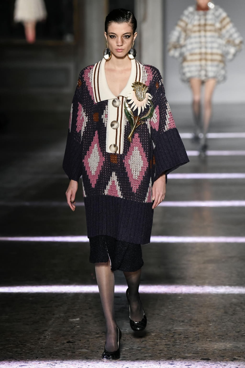 Fashion Week Milan Fall/Winter 2020 look 13 from the Marco de Vincenzo collection 女装