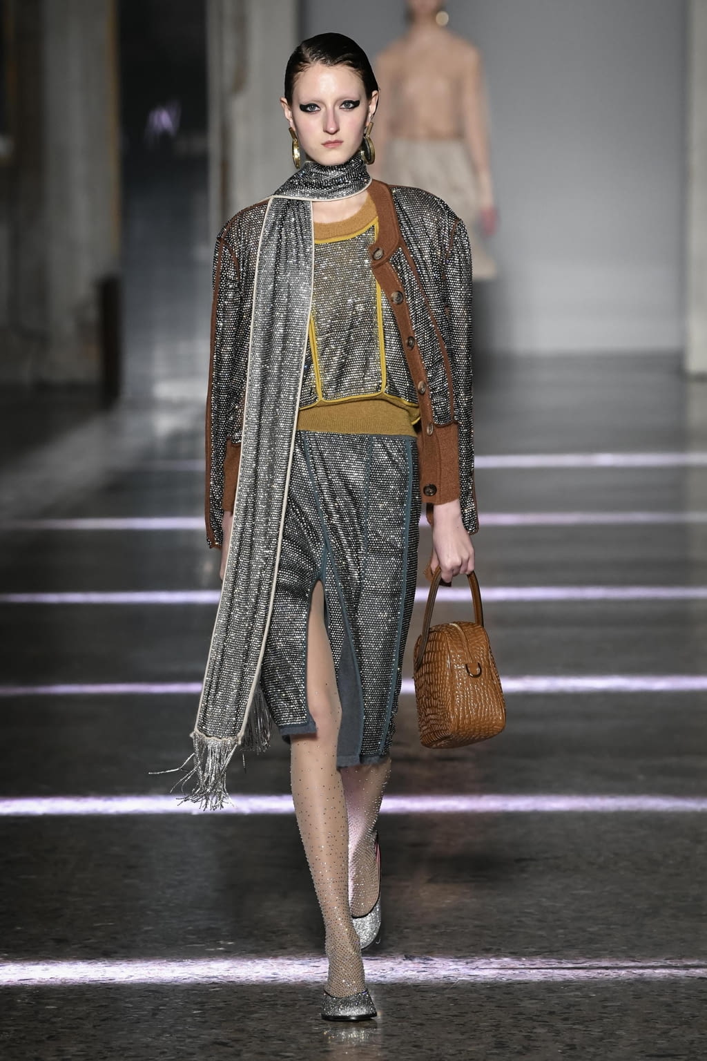 Fashion Week Milan Fall/Winter 2020 look 23 from the Marco de Vincenzo collection 女装