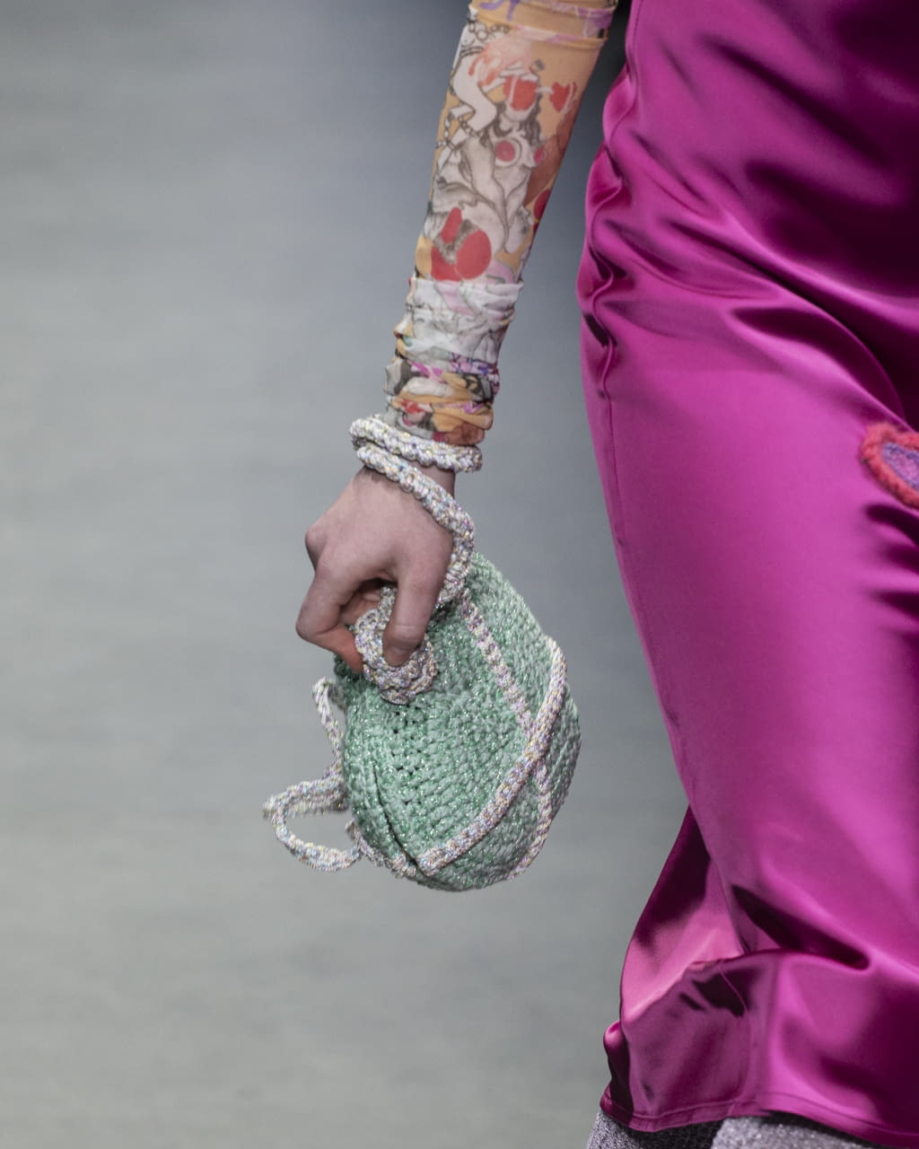 Fashion Week Milan Fall/Winter 2022 look 5 from the Marco Rambaldi collection womenswear accessories