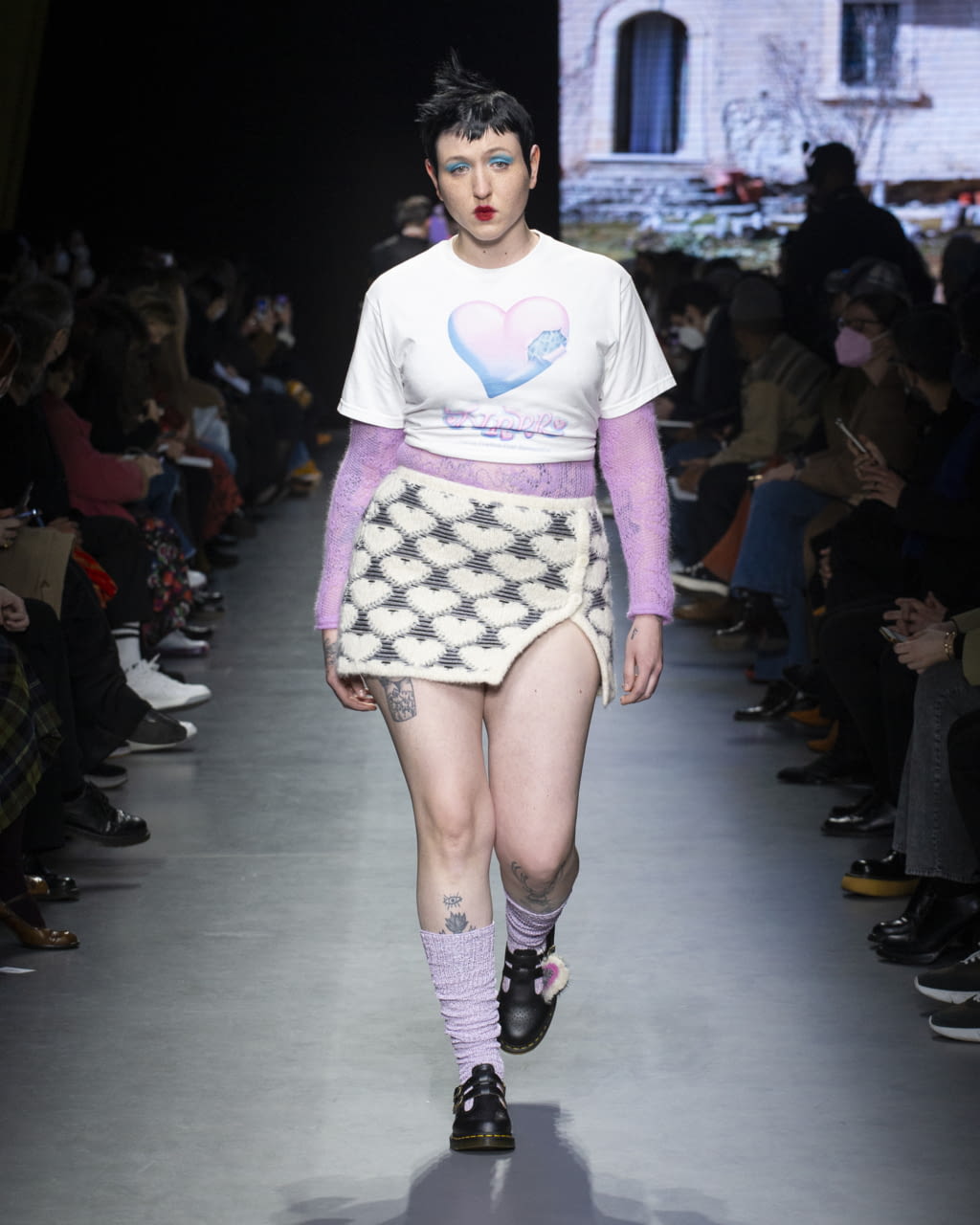 Fashion Week Milan Fall/Winter 2022 look 4 from the Marco Rambaldi collection womenswear