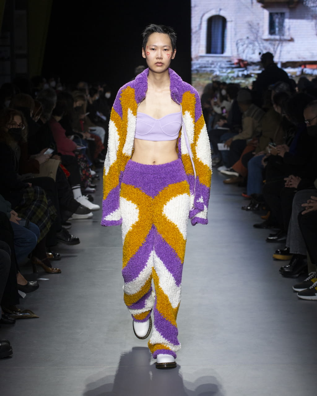 Fashion Week Milan Fall/Winter 2022 look 10 from the Marco Rambaldi collection womenswear