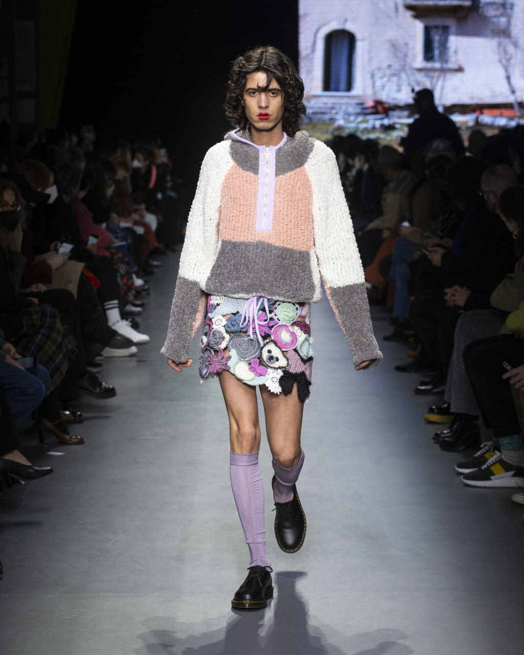 Fashion Week Milan Fall/Winter 2022 look 14 from the Marco Rambaldi collection womenswear