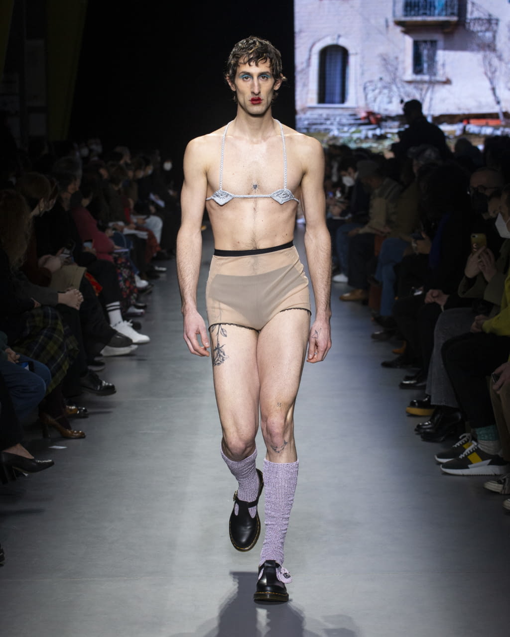 Fashion Week Milan Fall/Winter 2022 look 22 from the Marco Rambaldi collection womenswear