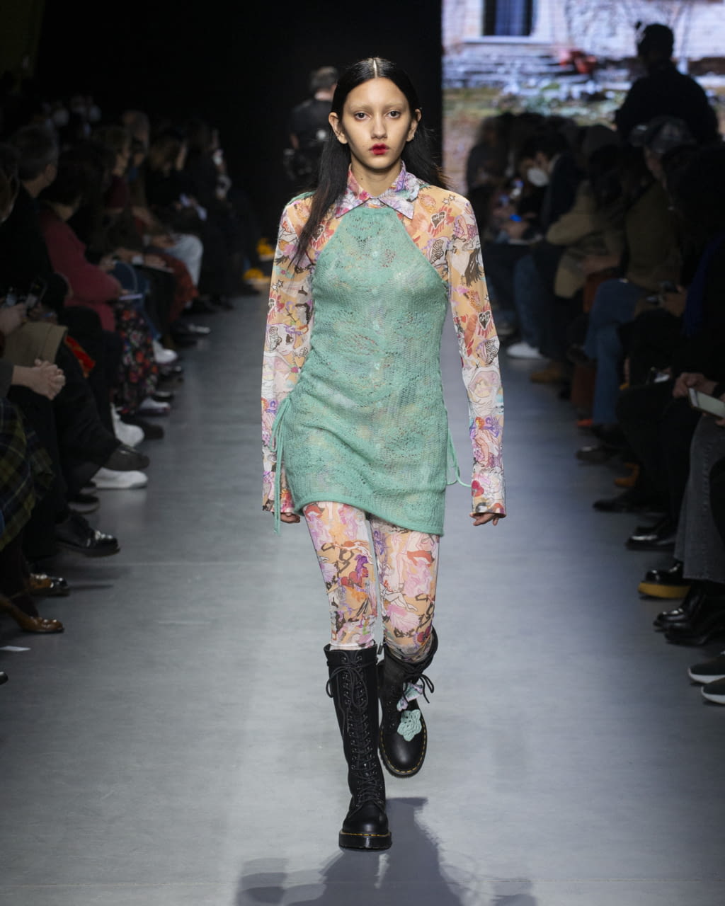 Fashion Week Milan Fall/Winter 2022 look 24 from the Marco Rambaldi collection womenswear