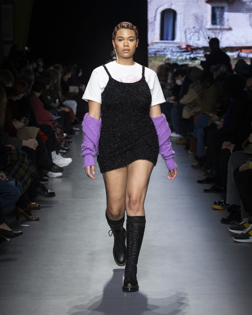 Fashion Week Milan Fall/Winter 2022 look 30 from the Marco Rambaldi collection womenswear