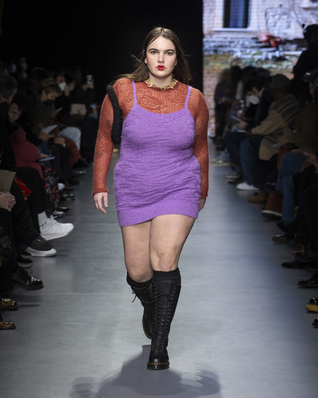 Fashion Week Milan Fall/Winter 2022 look 33 from the Marco Rambaldi collection womenswear