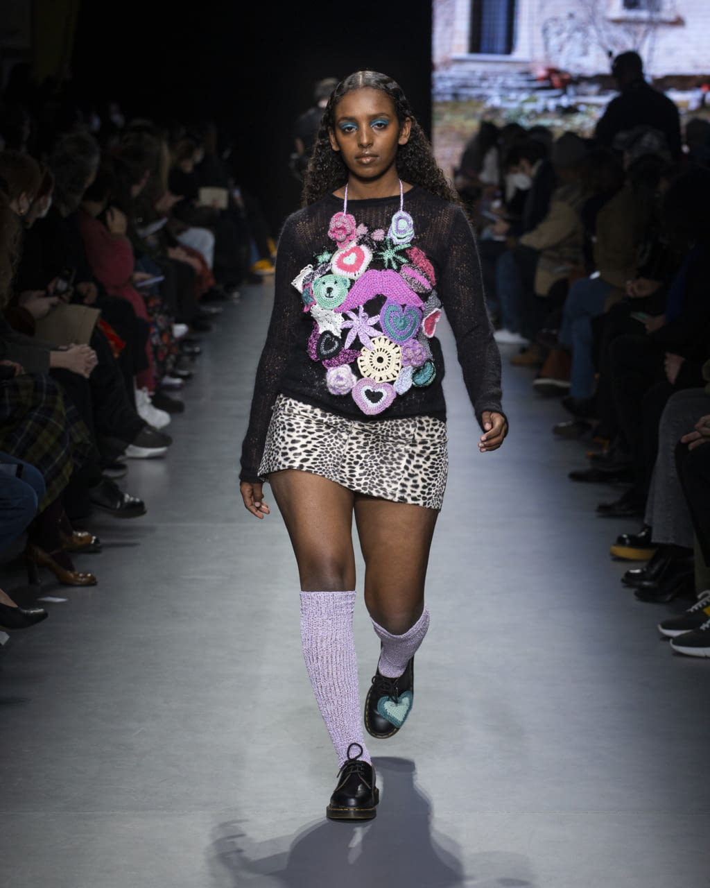 Fashion Week Milan Fall/Winter 2022 look 34 from the Marco Rambaldi collection womenswear