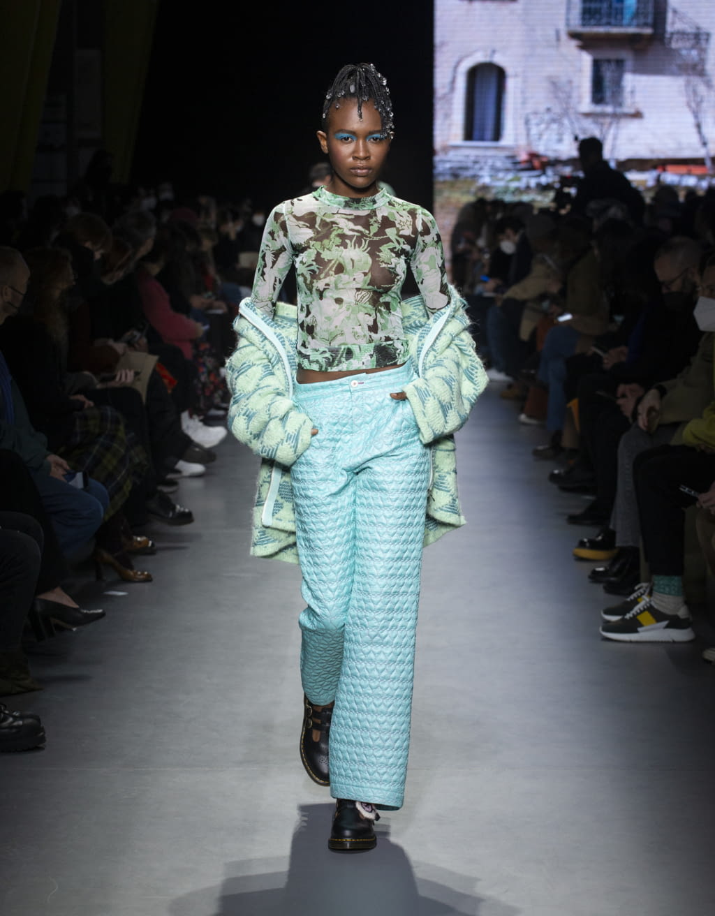 Fashion Week Milan Fall/Winter 2022 look 41 from the Marco Rambaldi collection womenswear