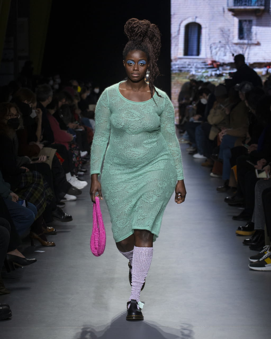 Fashion Week Milan Fall/Winter 2022 look 42 from the Marco Rambaldi collection womenswear